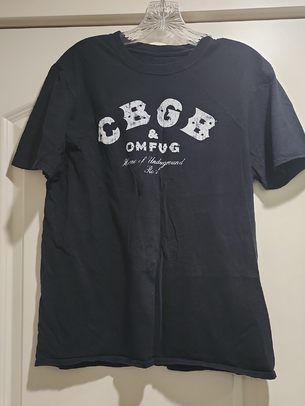 CBGB & OMFUG Graphic Tee Shirt | Punk Rock NYC Underground Club Tee Size M